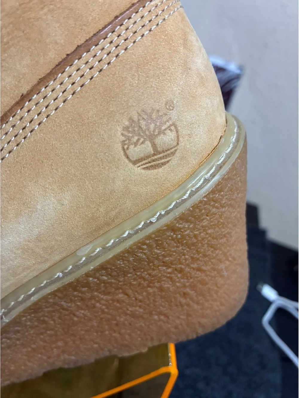 Timberland Women's Wedge Ankle Boots Size 10 Wheat Nubuck Leather